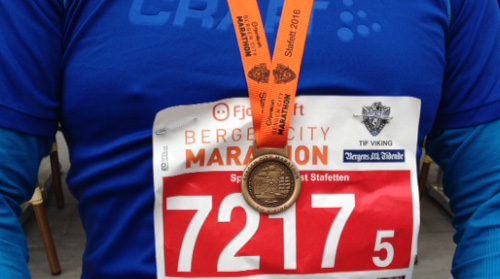 Sterk laginnsats i Bergen City Marathon